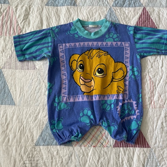 Disney Other - Vintage 90s Disney The Lion King baby toddler romper